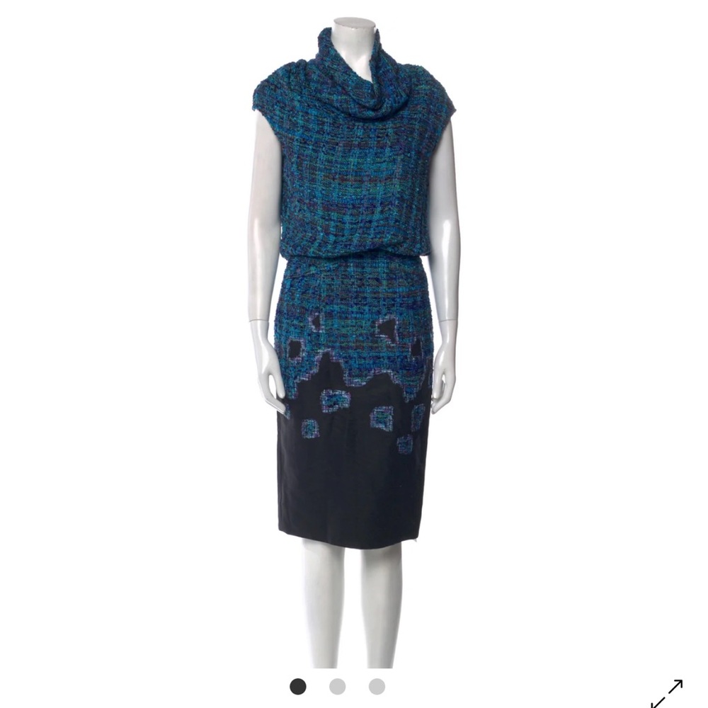 ERDEM Blue Knee-Length Pencil Dress for Cocktail